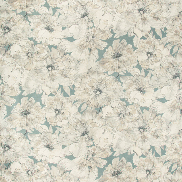 KRAVET COUTURE AYRLIES.35.0 AYRLIES SOFT BLUE Fabric - Eade's Wallpaper