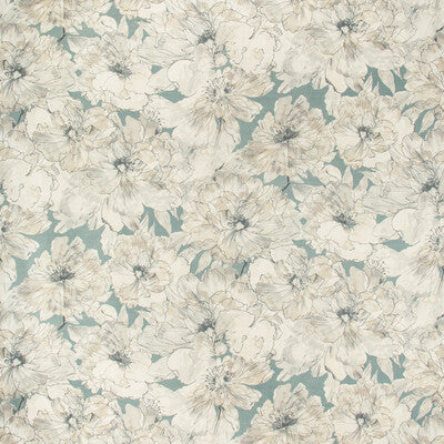 KRAVET COUTURE AYRLIES.35.0 AYRLIES SOFT BLUE Fabric - Eade's Wallpaper