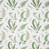 LEE JOFA B0860.01.0 FERNS PRINT SNOW Fabric - Eade's Wallpaper