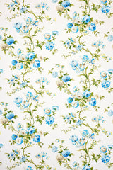 Scalamandre B0 00033506 PORCELAIN BLUE BOTANICAL GARDEN Fabric