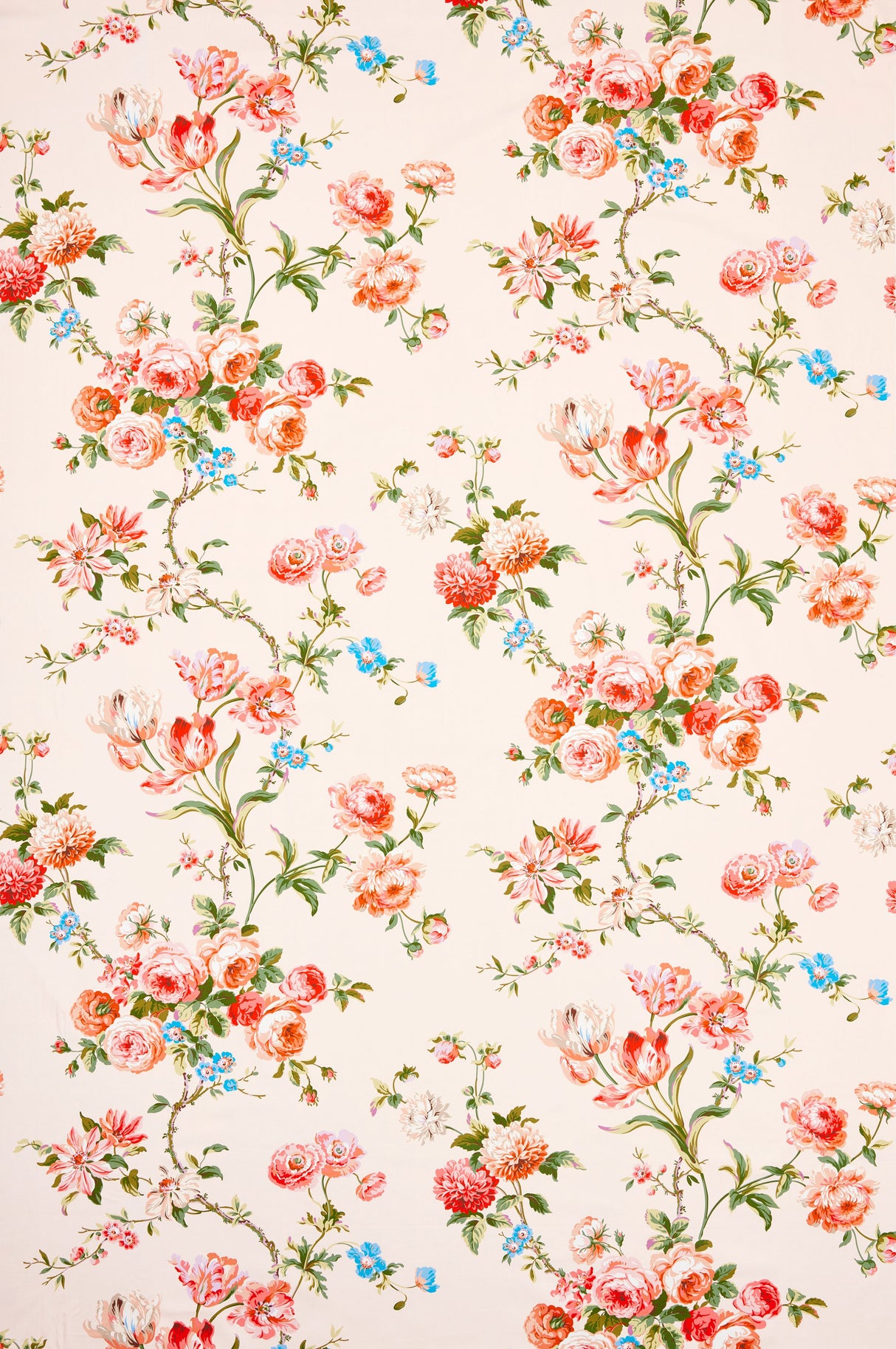 Scalamandre B0 00043506 ROSE QUARTZ BOTANICAL GARDEN Fabric