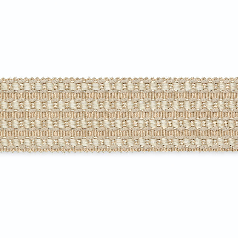 Schumacher B101-2 CHAMBORD FOUR-ROW GALLION in ECRU Trim - S