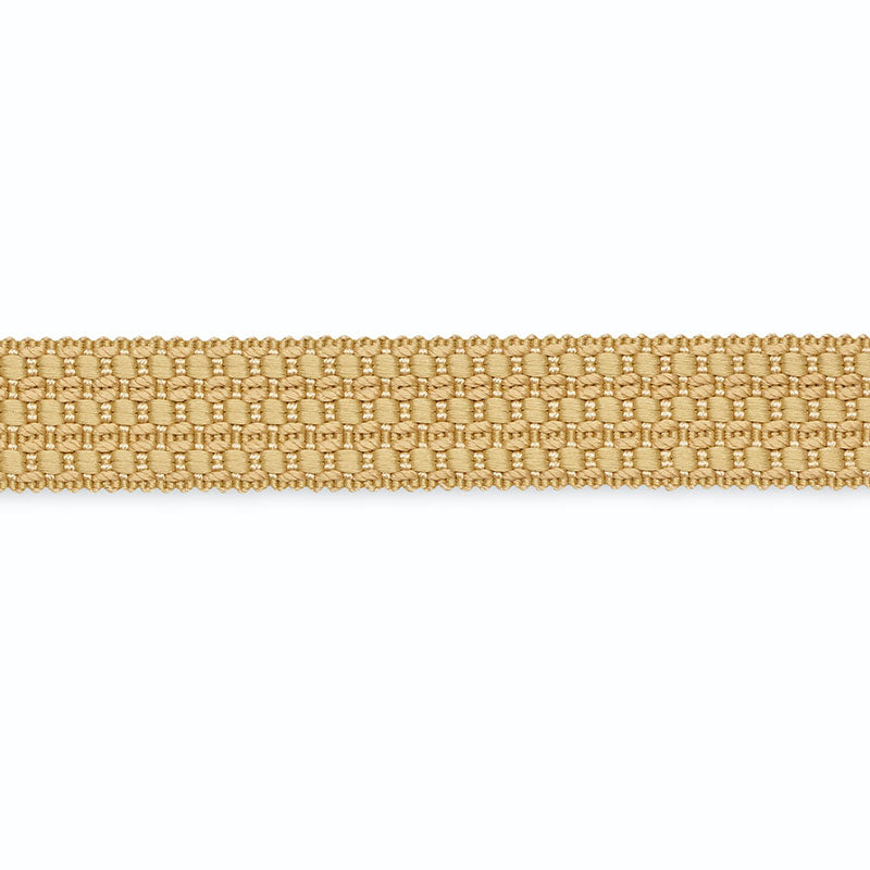 Schumacher B102-2 HAMEAU THREE-ROW BRAID in ANTELOPE Trim - 