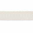 Schumacher B107-1 EUGENIE PICOT-EDGE BRAID in WHITE Trim - S