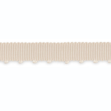 Schumacher B109-1 AMY PICOT-EDGE GROSGRAIN in CREAM Trim - S