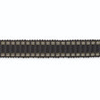 Schumacher B130-12 DEVON BRAID in ONYX/METALLIC Trim - SCHUM