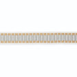 Schumacher B130-3 DEVON BRAID in WHITE/MOONSTONE/FOG Trim - 