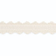 Schumacher B153-1 LEAH DOUBLE SCALLOPED BRAID in BLANC Trim 