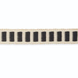 Schumacher B154-7 AUBREY BRAID in IVORY/EBONY Trim - SCHUMAC