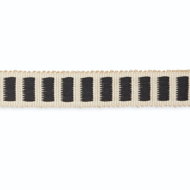 Schumacher B154-7 AUBREY BRAID in IVORY/EBONY Trim - SCHUMAC