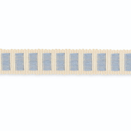 Schumacher B154-8 AUBREY BRAID in IVORY/SKY Trim - SCHUMACHE