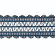 Schumacher B181-8 NIKITA BRAID in MARINE/TAFFY MULTI Trim - 
