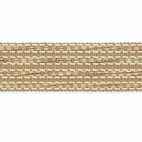 Schumacher B215-3 MARTHA BRAID in KHAKI/CAFE/STRAW Trim - SC