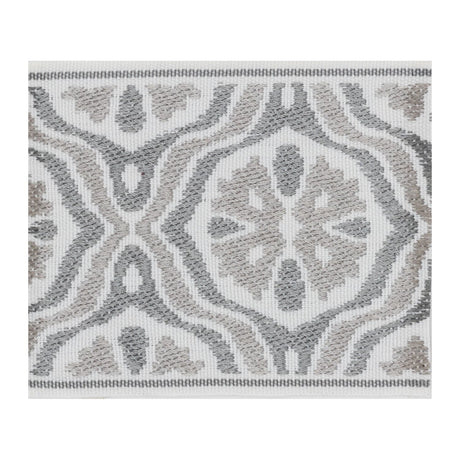 STOUT BALA-4 BALAS TAPE 4 PEWTER Fabric - Eades Wallpaper & Fabric
