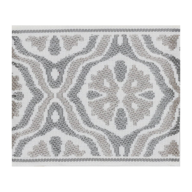 STOUT BALA-4 BALAS TAPE 4 PEWTER Fabric - Eades Wallpaper & Fabric