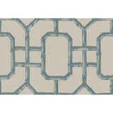 KRAVET COUTURE BAMBU FRET.15.0 BAMBU FRET CIEL Fabric - Eade's Wallpaper