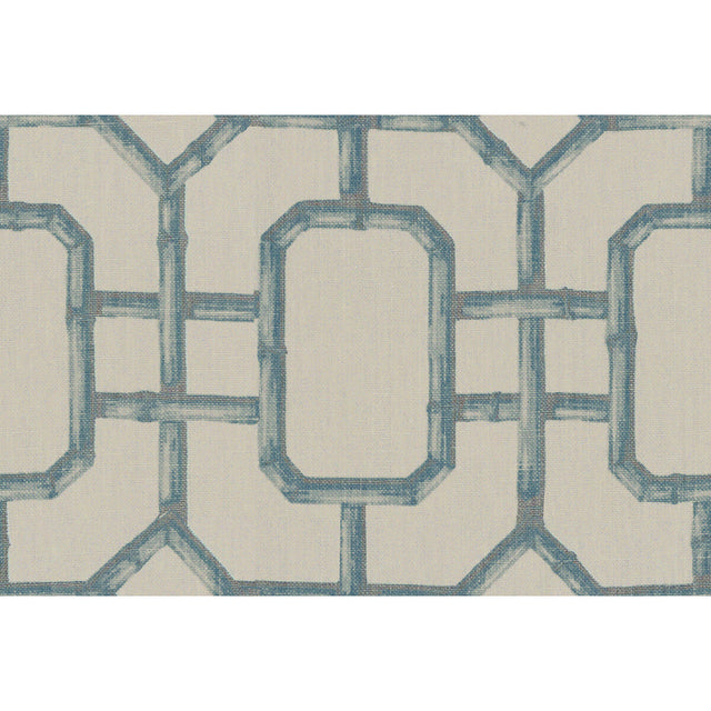 KRAVET COUTURE BAMBU FRET.15.0 BAMBU FRET CIEL Fabric - Eade's Wallpaper