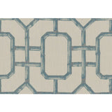 KRAVET COUTURE BAMBU FRET.15.0 BAMBU FRET CIEL Fabric - Eade's Wallpaper