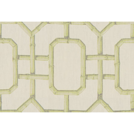 KRAVET COUTURE BAMBU FRET.23.0 BAMBU FRET CELERY Fabric - Eade's Wallpaper