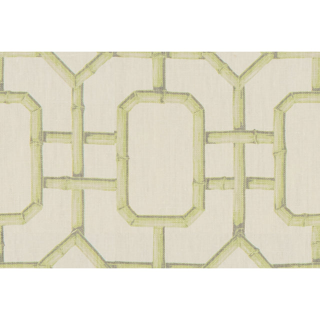 KRAVET COUTURE BAMBU FRET.23.0 BAMBU FRET CELERY Fabric - Eade's Wallpaper