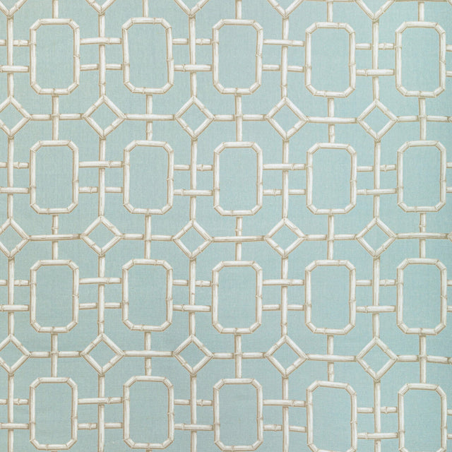 KRAVET COUTURE BAMBU FRET.516.0 BAMBU FRET DELFT Fabric - Eade's Wallpaper