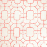 KRAVET COUTURE BAMBU FRET.719.0 BAMBU FRET CORAL Fabric - Eade's Wallpaper