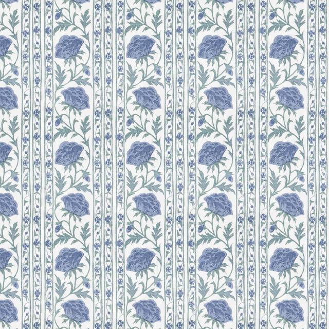 STOUT BARM-1 BARMSBORO 1 LAGOON Fabric - Eades Wallpaper & Fabric