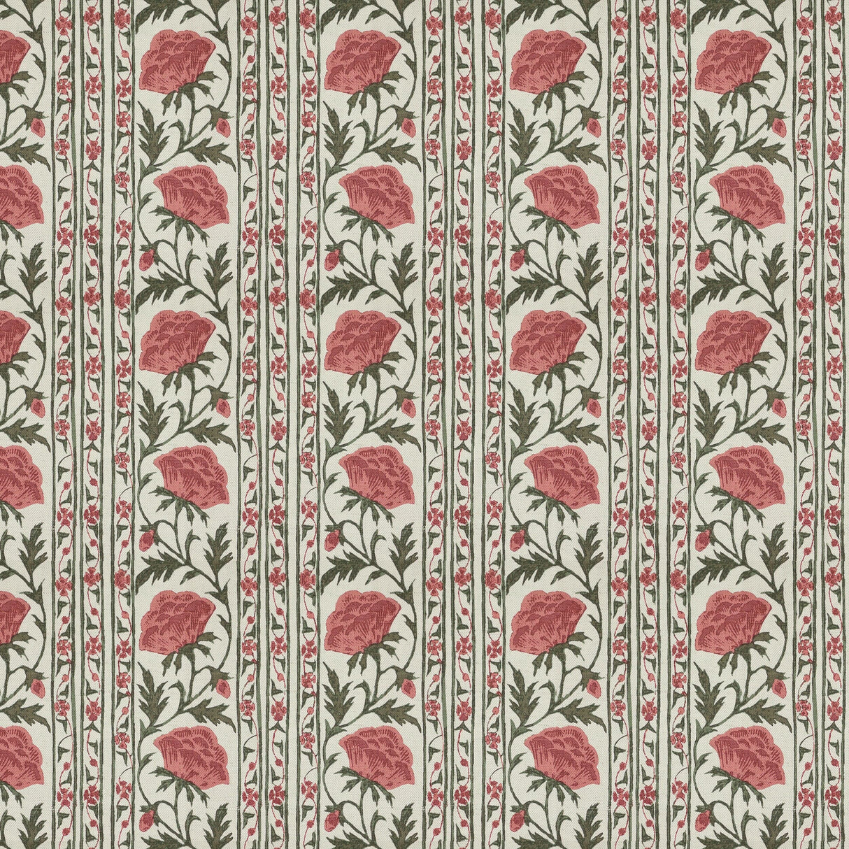 STOUT BARM-2 BARMSBORO 2 ROSEWOOD Fabric - Eades Wallpaper & Fabric