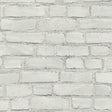 Galerie BB51101 Grey White Coastal Brick Effect Motif - Eade's Wallpaper