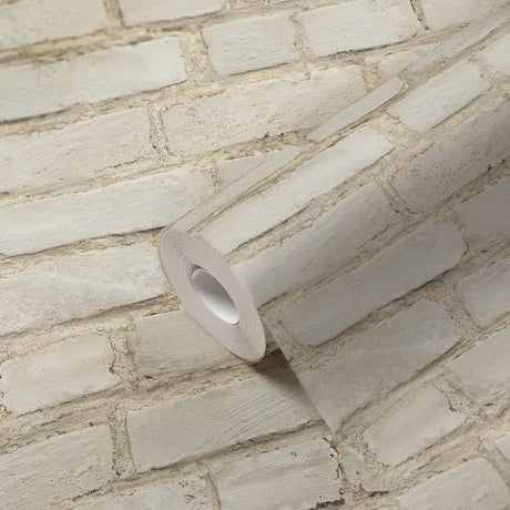 Galerie BB51102 Grey Red White Coastal Brick Effect Motif - Eade's Wallpaper