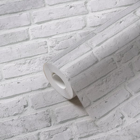 Galerie BB51104 Grey Brickshire Residents Motif - Eade's Wallpaper