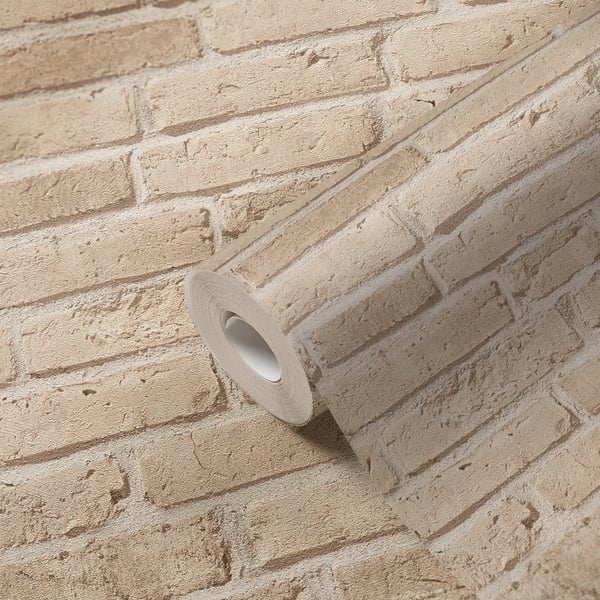 Galerie BB51106 Beige Weathered Walls Motif - Eade's Wallpaper