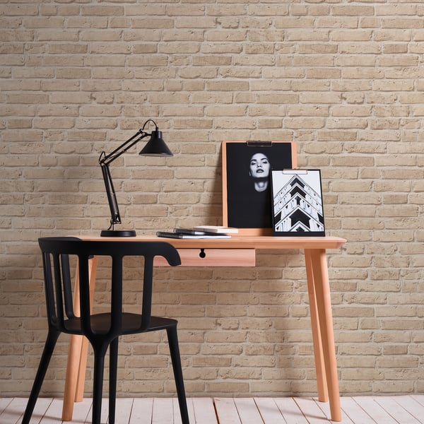 Galerie BB51106 Beige Weathered Walls Motif - Eade's Wallpaper