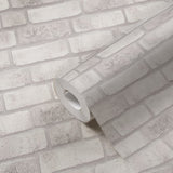 Galerie BB51110 Cream White Weathered Walls Motif - Eade's Wallpaper