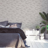 Galerie BB51110 Cream White Weathered Walls Motif - Eade's Wallpaper