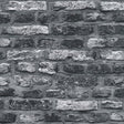 Galerie BB51112 Grey Black Brickshire Residents Motif - Eade's Wallpaper