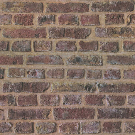 Galerie BB51114 Beige Brown Red Brickshire Residents Motif - Eade's Wallpaper