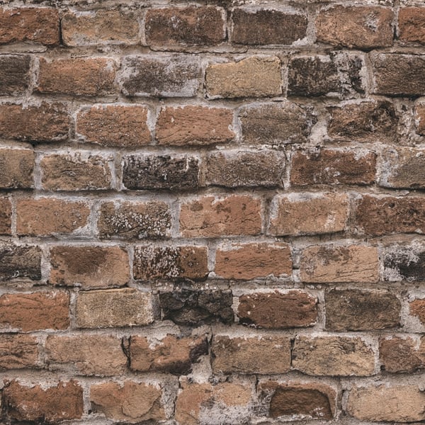 Galerie BB51116 Brown Grey Brickshire Residents Motif - Eade's Wallpaper
