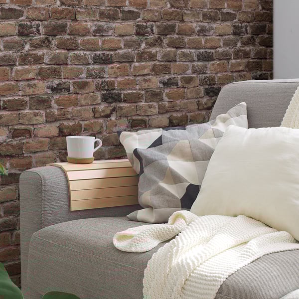 Galerie BB51116 Brown Grey Brickshire Residents Motif - Eade's Wallpaper