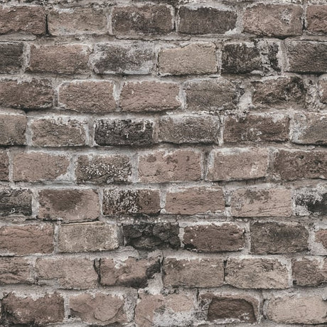 Galerie BB51117 Brown Grey Brickshire Residents Motif - Eade's Wallpaper