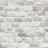 Galerie BB51118 Grey White Brickshire Residents Motif - Eade's Wallpaper