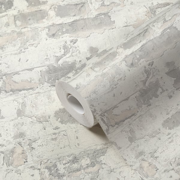 Galerie BB51119 Grey White Industrial Chic Motif - Eade's Wallpaper