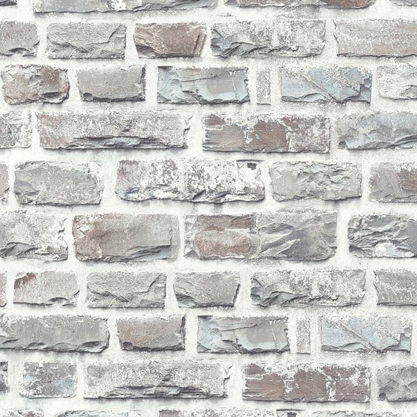 Galerie BB51124 Multi-Colour Grey Stone Symphony Motif - Eade's Wallpaper