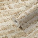 Galerie BB51128 Beige Cream Rocky Retreat Motif - Eade's Wallpaper