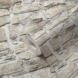 Galerie BB51130 Beige Grey Stone Symphony Motif - Eade's Wallpaper