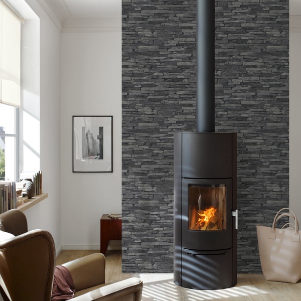 Galerie BB51146 Grey Black Rocky Retreat Motif - Eade's Wallpaper