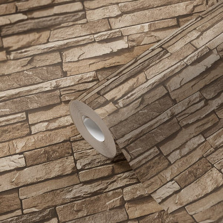 Galerie BB51147 Beige Brown Graceful Granite Motif - Eade's Wallpaper