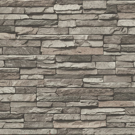 Galerie BB51148 Cream Grey Black Graceful Granite Motif - Eade's Wallpaper