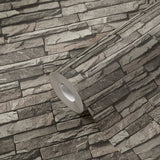 Galerie BB51148 Cream Grey Black Graceful Granite Motif - Eade's Wallpaper