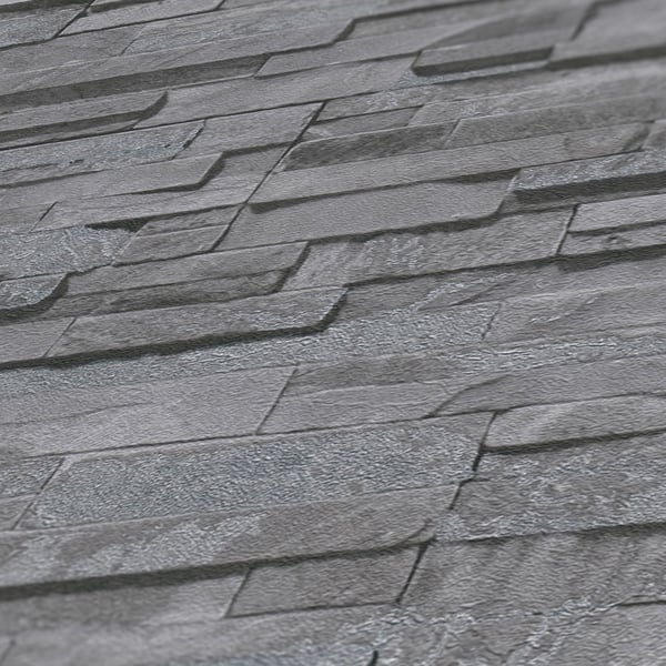 Galerie BB51149 Grey Black Graceful Granite Motif - Eade's Wallpaper